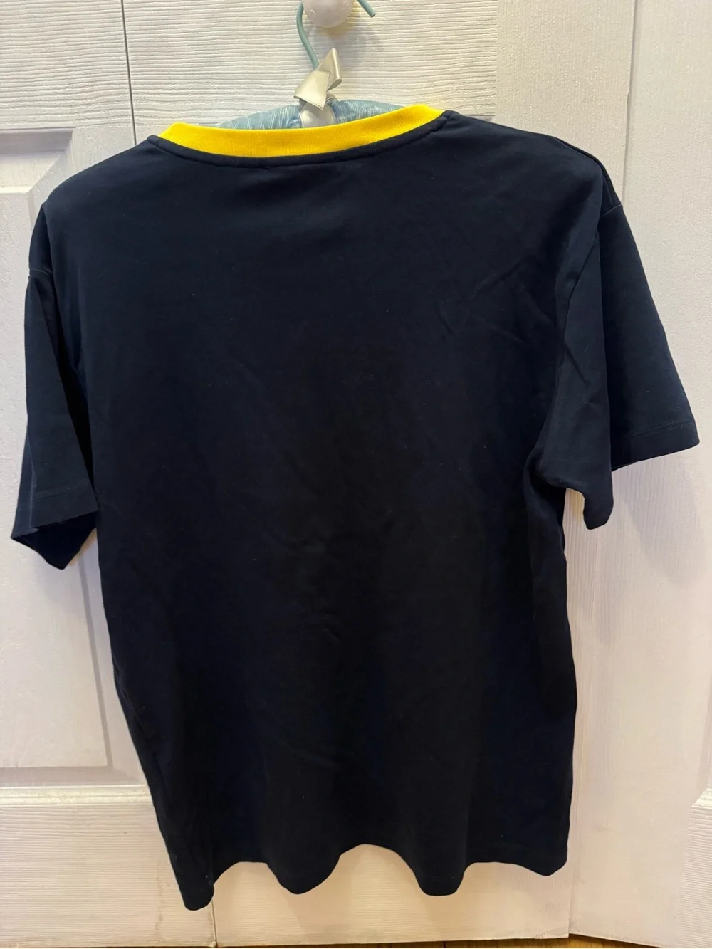Authentic Louis Vuitton Black Tee with Yellow Logo - Picture 2 of 11
